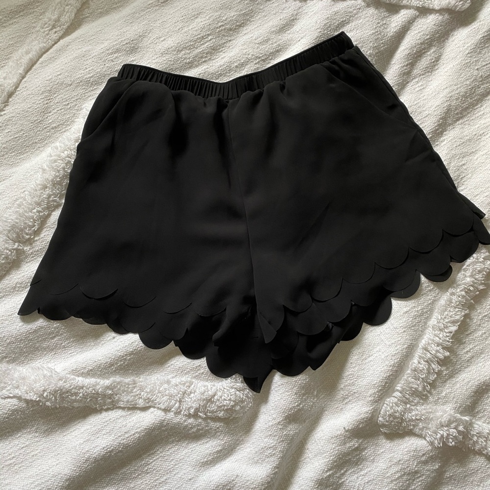 Scalloped shorts